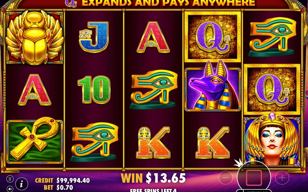 Free spins-läget under bonusrundan