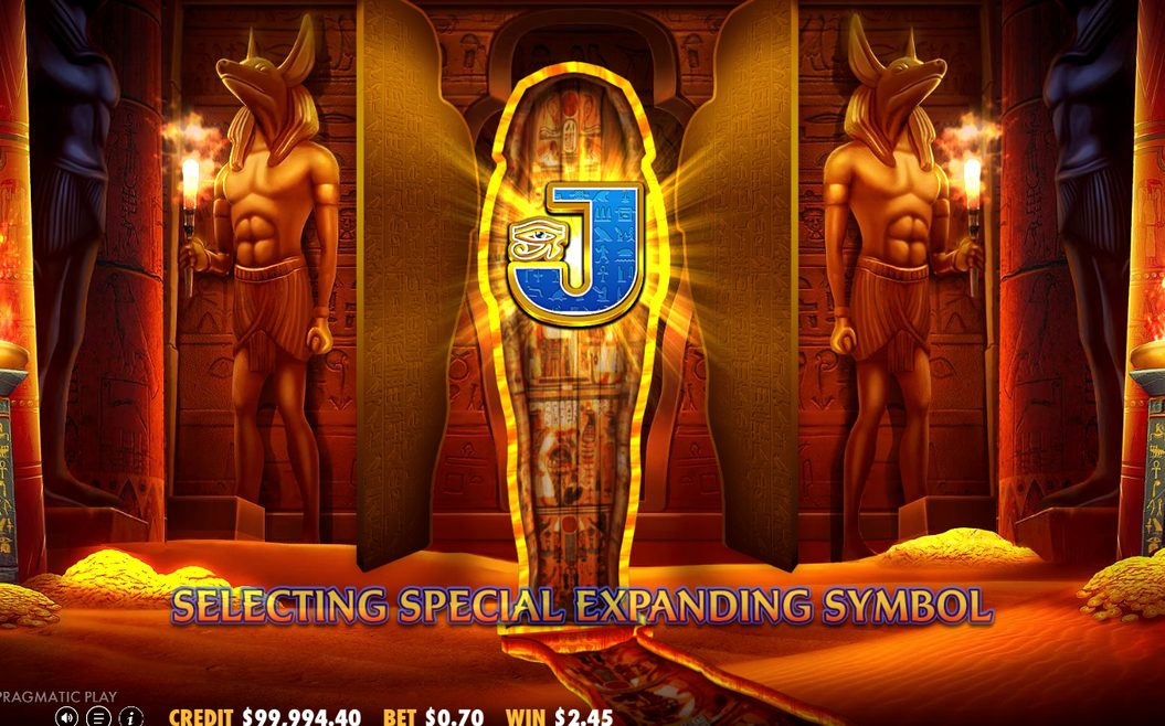 Free spins-läge med ny Expanding Symbol efter retrigger