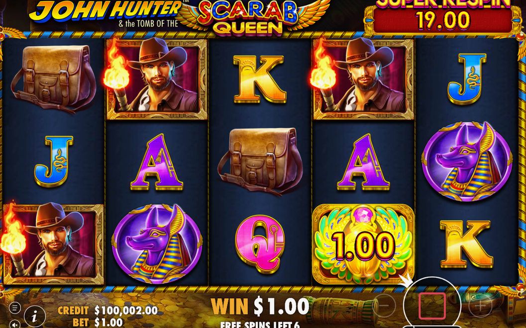 Free Spins, där Money Symbols samlas i Super Respin-potten